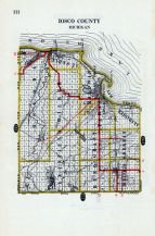 Iosco County, Michigan State Atlas 1916 Automobile and Sportsmens Guide
